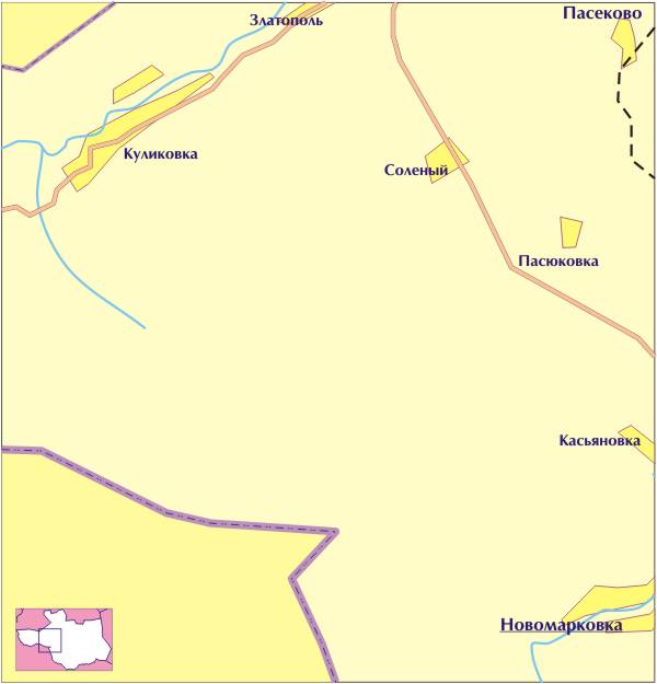 Карта кантемировского района воронежской области