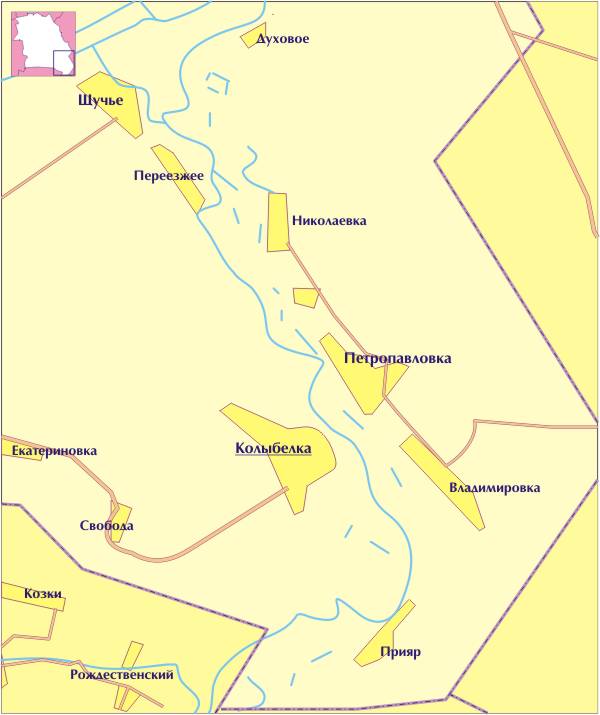 Совхоз лискинский воронежской области карта