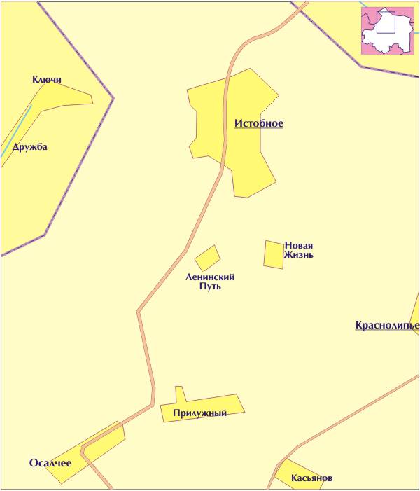 Карта репьевского района воронежской области