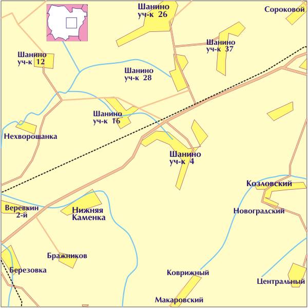 Карта таловой воронежской области с улицами и номерами домов